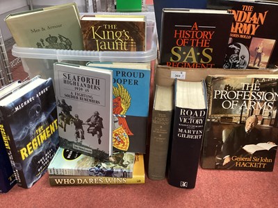 Lot 369 - Military History Theme Books, including 'The...