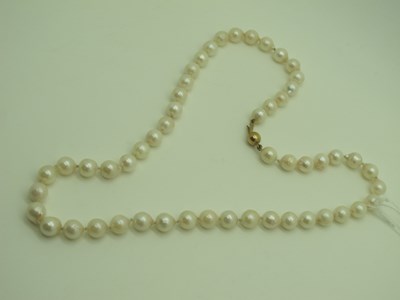 Lot 152 - A Modern Uniform Single Strand Pearl Bead...