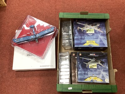 Lot 892 - Seven Diecast, Plastic Model Military Model...