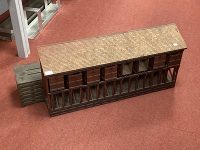 Lot 910 - A Kit Built Wooden Construction G Gauge...