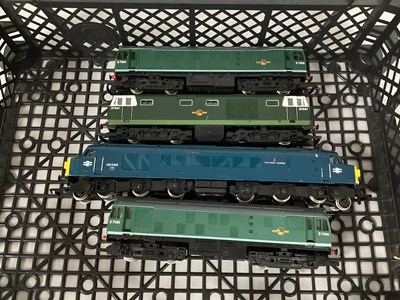 Lot 924 - Four OO Gauge Outline British Diesel...