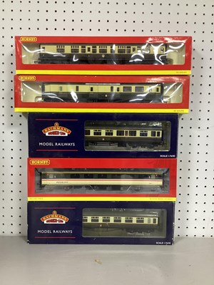 Lot 926 - Five OO Gauge Outline British Coaches by...