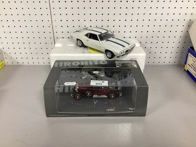 Lot 932 - A Minichamps 1:43rd Scale Diecast Model...