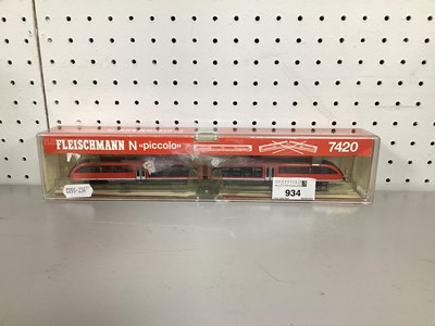 Lot 934 - A Fleischmann N Gauge #7420 Desiro Diesel...