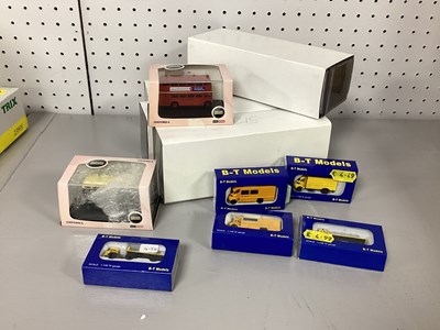 Lot 941 - Eleven N Scale Diecast Model Vehicles by Inter...