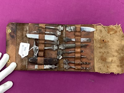 Lot 794 - Tool Kit Knives, assorted blades and tools,...