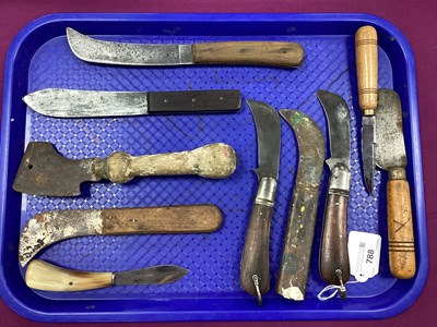 Lot 788 - Pruning Knives, etc. (10)