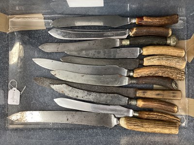 Lot 195 - Assorted Meat Knives, including Joseph Rodgers,...