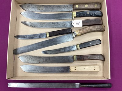 Lot 770 - Meat Carving and Other Knives, including...