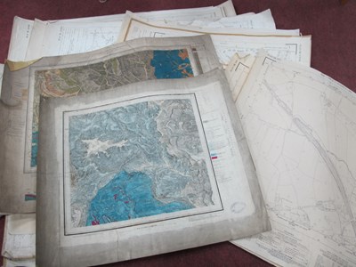 Lot 1176 - Maps - Mainly South Yorkshire and Derbyshire...