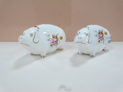 Lot 1306 - Royal Crown Derby 'Derby Posies' Paperweights...