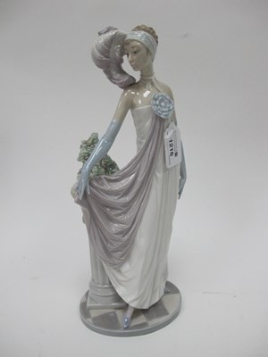 Lot 1216 - Lladro figurine of a 1920s 'Flapper Girl' with...