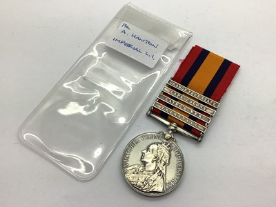 Lot 557 - Boer War British Queens South Africa Medal...