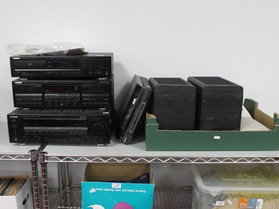 Lot 314 - Kenwood KR-V7030 Receiver, Kenwood DP-2030 cd...