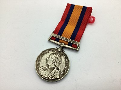 Lot 618 - Boer War British Queens South Africa Medal HMS...