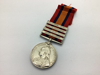 Lot 603 - Boer War British Queens South Africa Medal,...