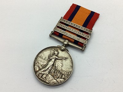 Lot 605 - Boer War British Queens South Africa Medal...