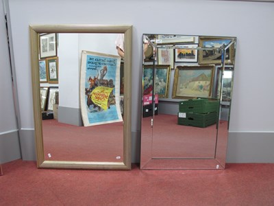 Lot 1511 - Two Rectangular Wall Mirrors, the largest 95 x...