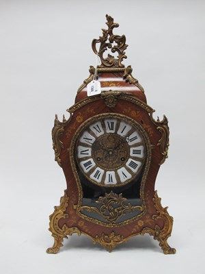 Lot 1366 - Late XX Century Italian Mantle Clock, Kingwood...