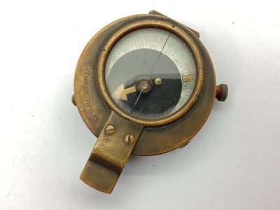 Lot 576 - WWI British Army Prismatic Marching Compass...