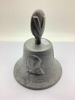 Lot 527 - WWII British Victory Bell Embossed with Heads...