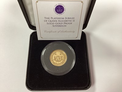 Lot 570 - 2022 Jubilee Mint QEII Platinum Jubilee Gold...