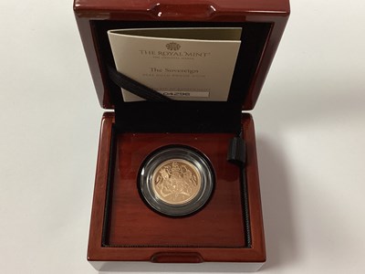 Lot 582 - 2022 Royal Mint QEII Gold Proof Sovereign,...