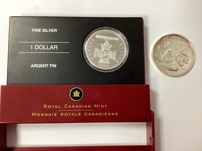 Lot 502 - 2006 Royal Canadian Mint Fine Silver $1, cased...