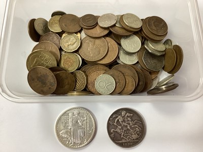 Lot 374 - Collection Of GB And World Coins And Banknotes,...