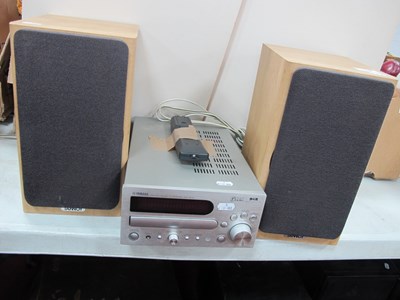 Lot 1184 - Yamaha CRX-M170 CD Player, with remote along...