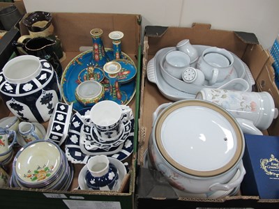 Lot 1126 - Noritake Dressing Table Set, unfinished Imari,...