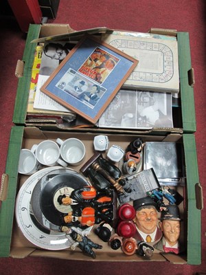 Lot 1043 - Laurel and Hardy Collectables - figures, books,...