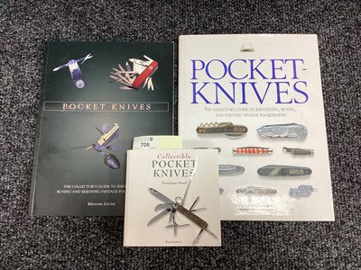 Lot 705 - Books - Pocket Knives [Bernard Levine] 1993;...