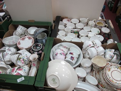 Lot 1138 - A large collection of ceramic tea cups and...