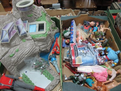 Lot 1075 - Toys - Thunderbirds Tracey Island and Captain...