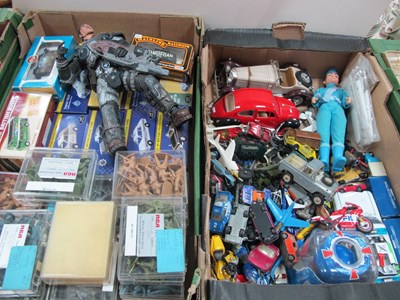 Lot 1112 - Toys - Diecast vehicles, toy soldiers,...