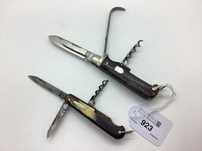 Lot 923 - Coachman's Folding Pocket Knife, blade stamped...