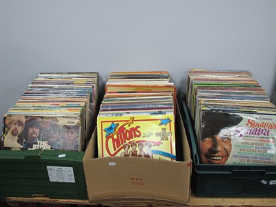 Lot 1195 - Three Boxes of LPs, to include pop, rock n'...