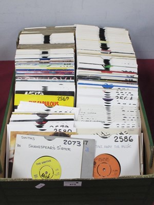 Lot 415 - 250 7" Singles, a variety of artists include...