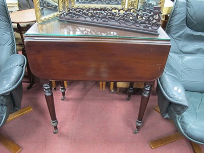 Lot 1579 - William IV Mahogany Drop Leaf Table, later...