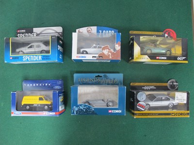 Lot 530 - Six Diecast Model Vehicles by Corgi Mostly...