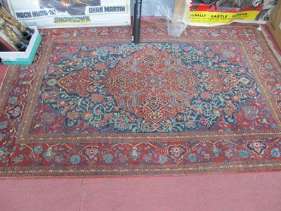 Lot 1508 - Middle Eastern Wool Rug, with tassled end,...