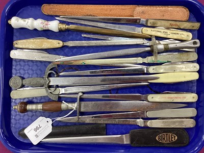 Lot 796 - A Collection of Assorted Penknife Handle...