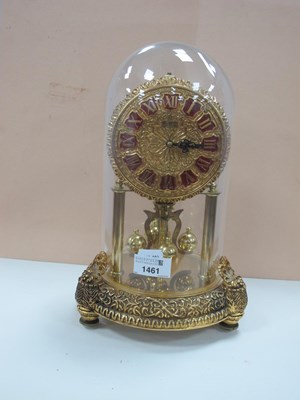 Lot 1461 - Kern Ornate Gilt Metal Anniversary Clock,...