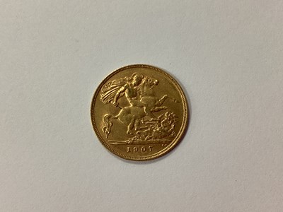 Lot 536 - 1907 Edward VII Gold Half-Sovereign.