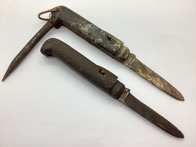 Lot 473 - WWI and Interwar British Army Jack Knife, with...