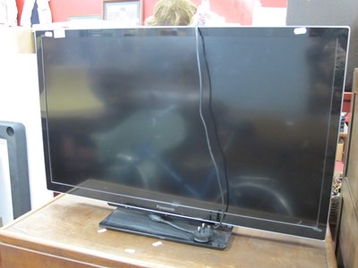 Lot 1192 - Panasonic LCD TV, TX-L37DT30B with controller....