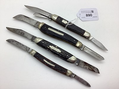 Lot 890 - Folding Pocket Knives, including two I.XL...