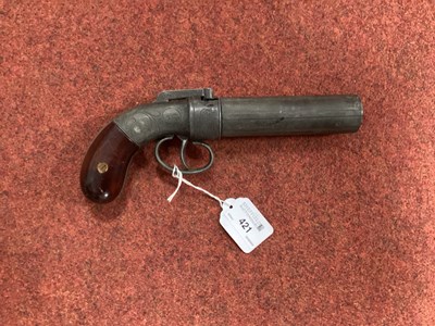 Lot 421 - Replica XIX Century 6 Barrel Pepperbox...