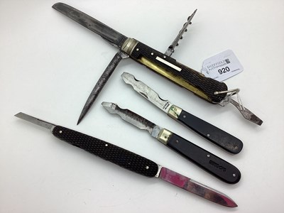 Lot 920 - Multi Tool Folding Knife, blade stamped...